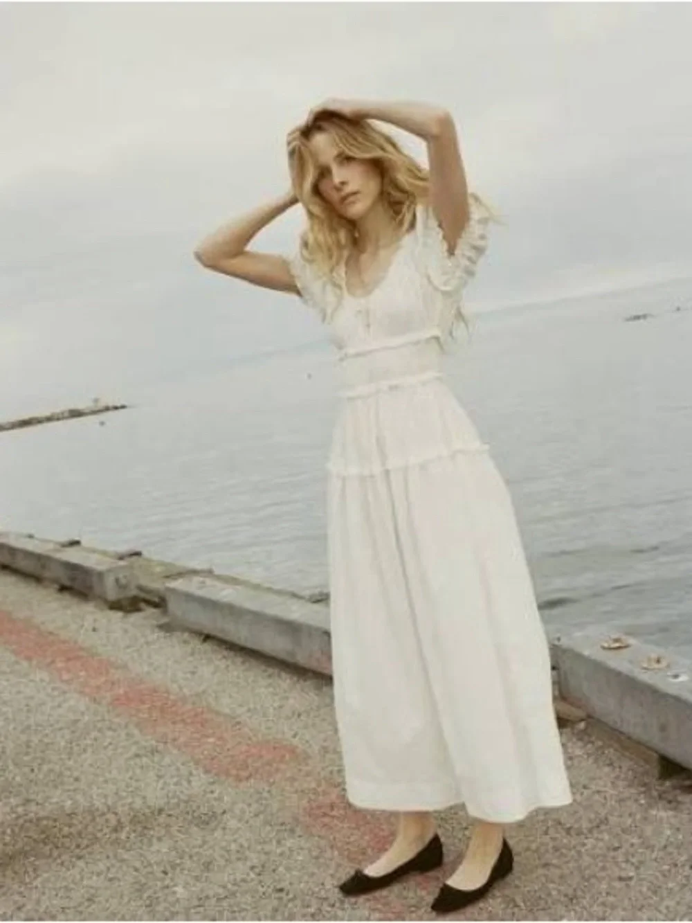 Doen Leanne Dress XS in Salt 🕊️ - Picture 2 of 8